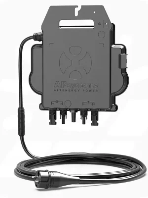 Nur Heute 800W APSystems A-EZ1-M - inkl. 3m Anschlusskabel - PV Wechselrichter-Set